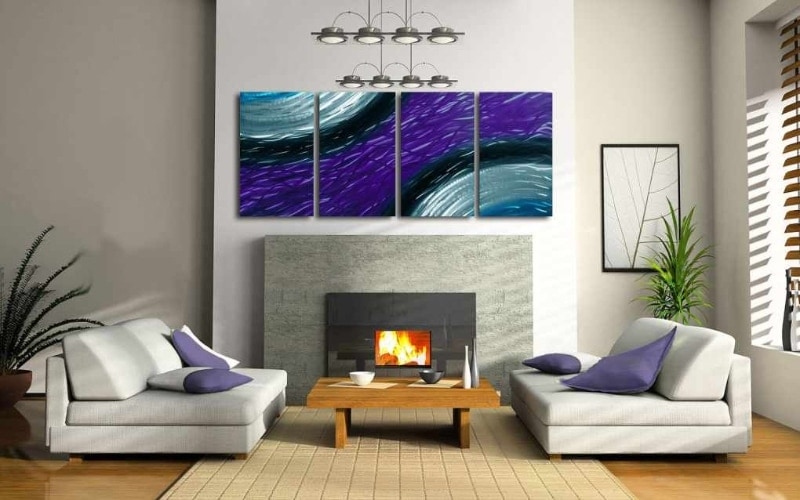 metal wall art for living room