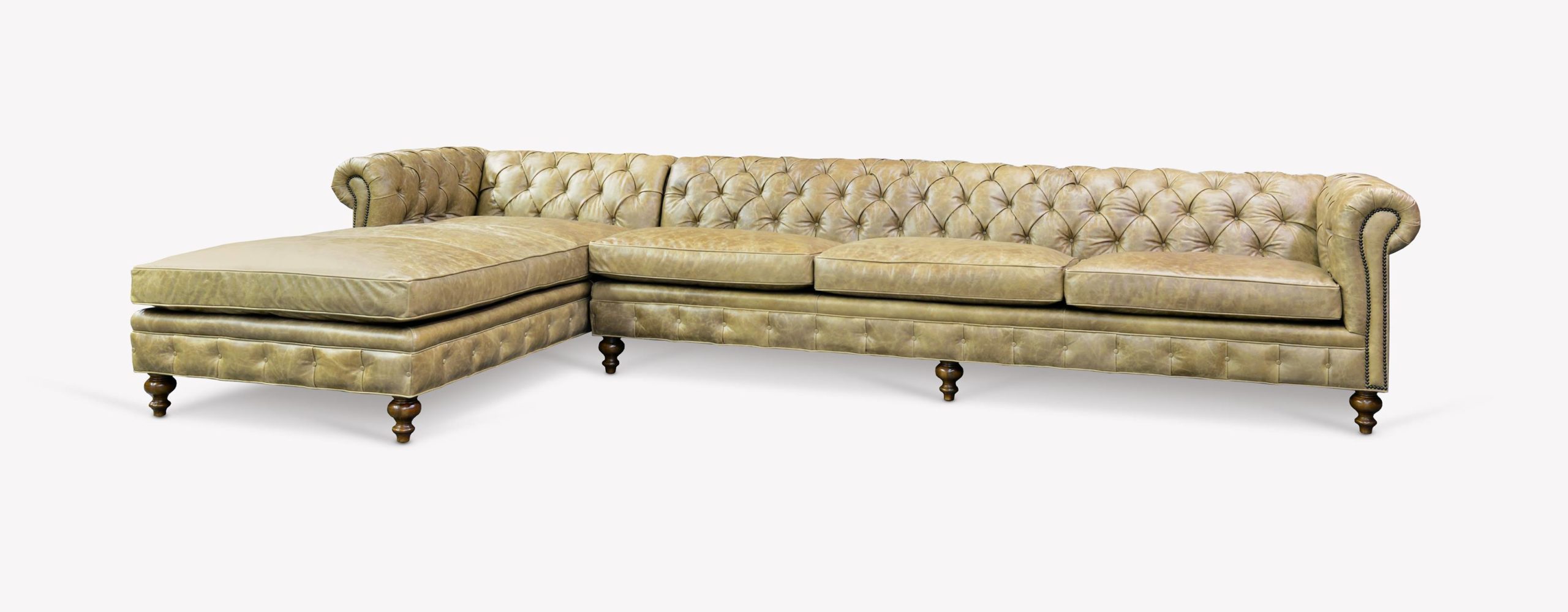 Hemingway Chesterfield Sectional with Chaise