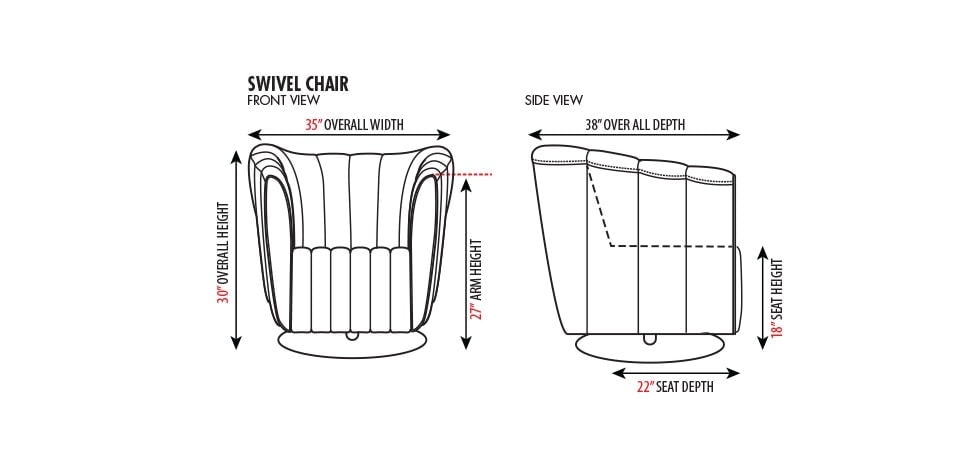 Hughes Swivel Chair