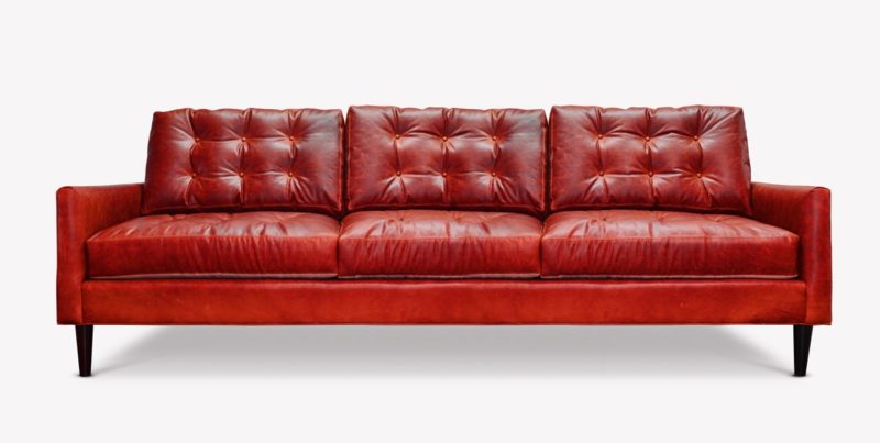 The Redding Custom Midcentury Iron & Oak Sectionals, | of More & Sofas
