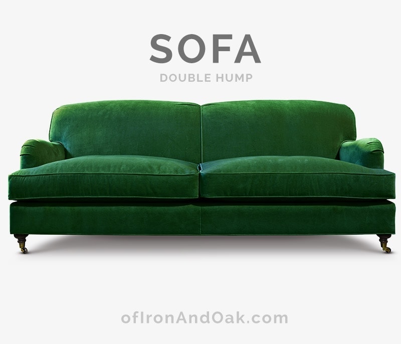 Kubrick Tight Back Double Hump English Arm Sofa
