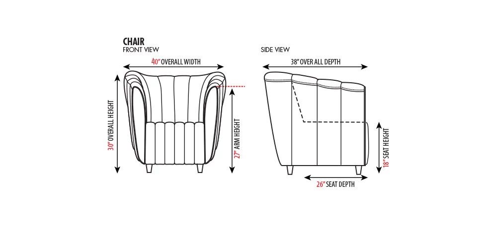 Hughes Art Deco Armchair