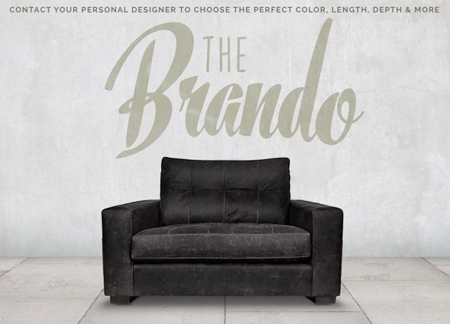 Brando Blind Tufted Track Arm Chair