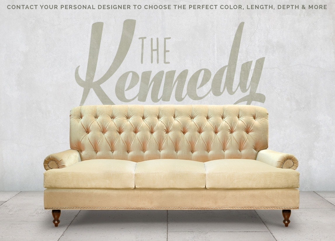 Kennedy Tufted Roll Arm Sofa
