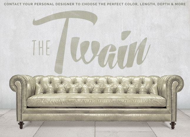 Twain Wide Tufted Chesterfield Sofa