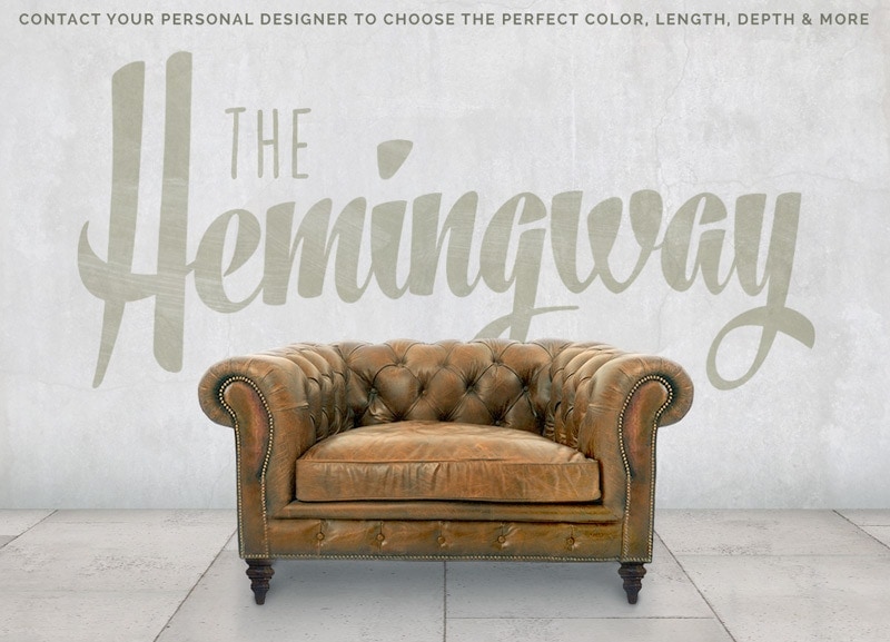 Hemingway Custom Chesterfield Chair