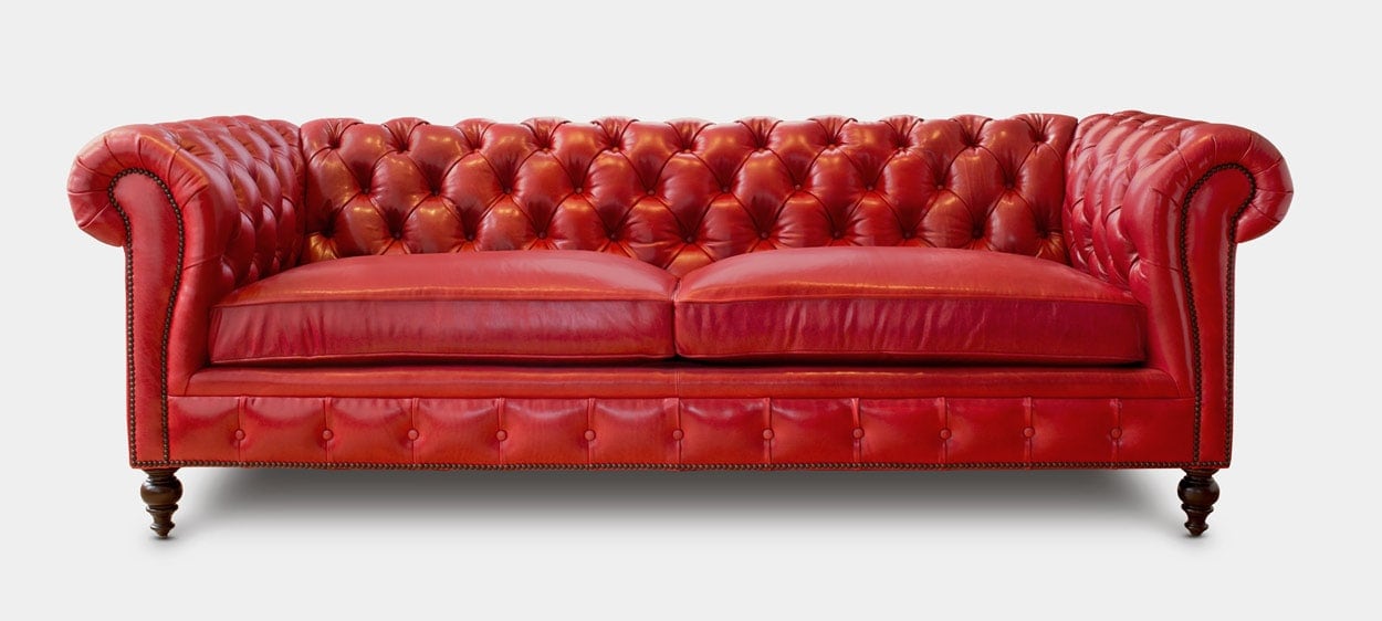 Hemingway Chesterfield Leather Sofa