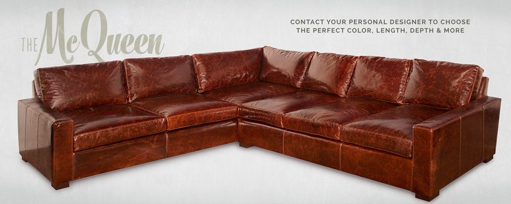 McQueen Custom Track Arm Sectional