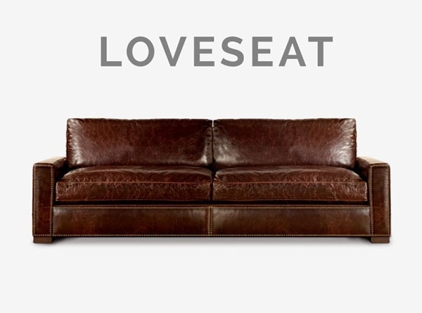 McQueen Track Arm Loveseat
