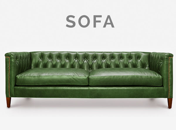 Neil Mid-Century Tufted Sofa