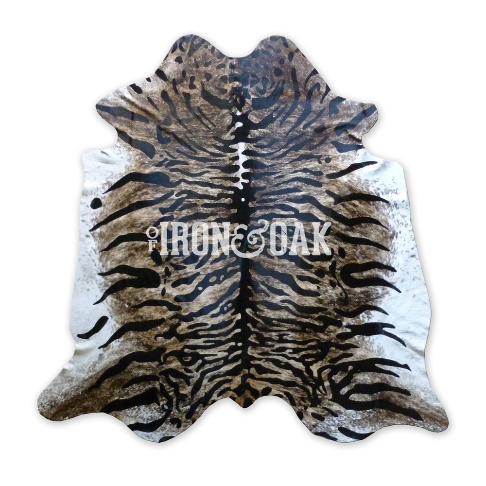 'Tiger' Hair-On-Hide Throw, Rug, Accent