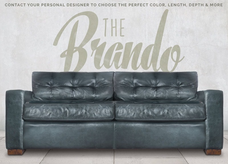 Brando Blind Tufted Track Arm Sofa