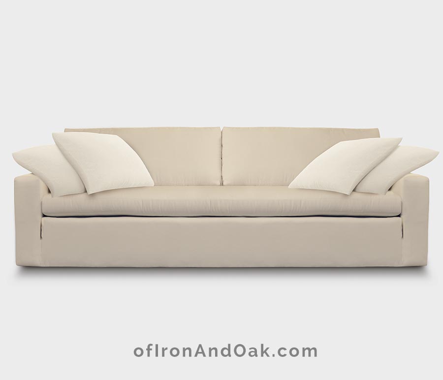 McCloud Extra Comfortable Modern Track Arm Sofa