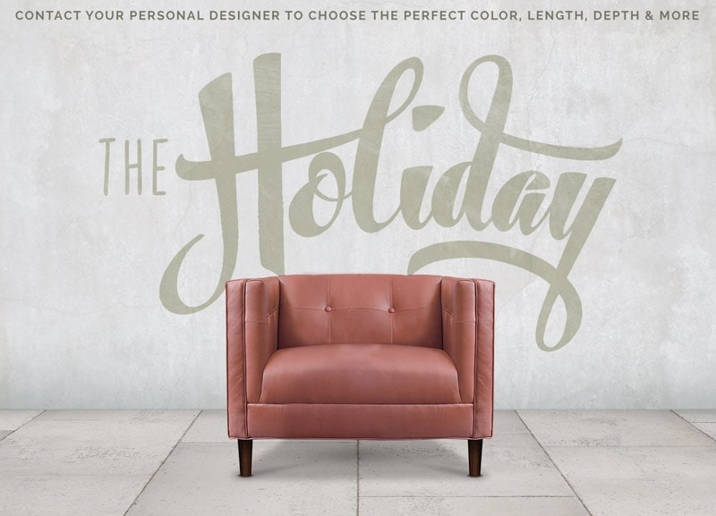 The Holiday: A Tailored Mid-Century Button Tufted Chair