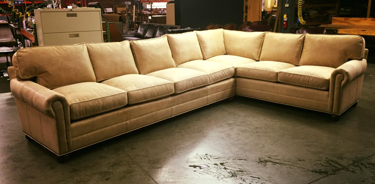 Custom American Made Roosevelt Sectional Sofa