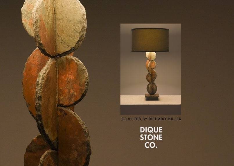 Dique Stone Totem Lamp Detail