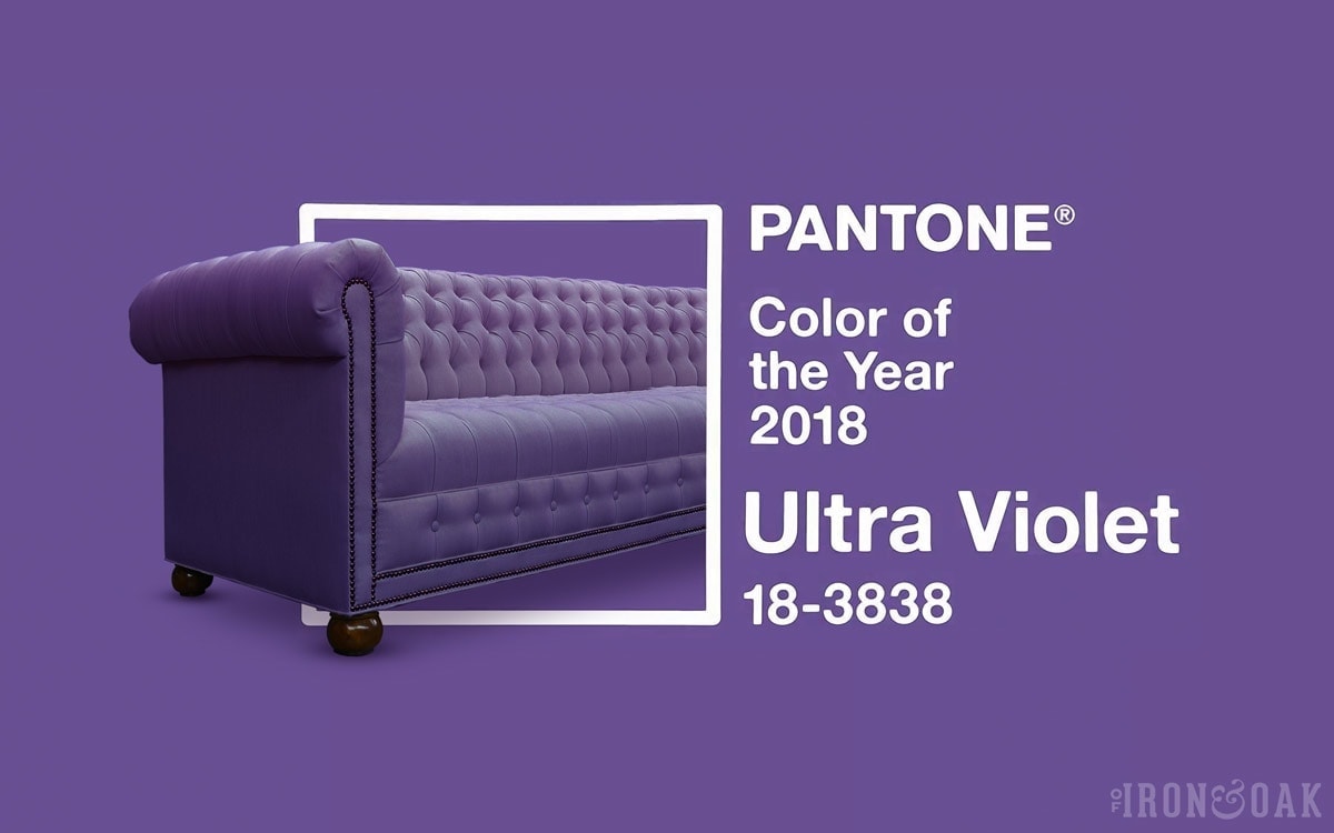 Hepburn tufted chesterfield Pantone color of the year 2018