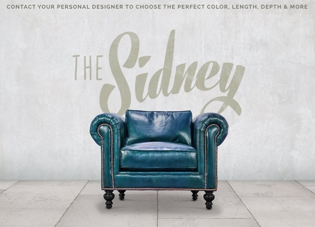 The Sidney: Modern Chesterfield Chair