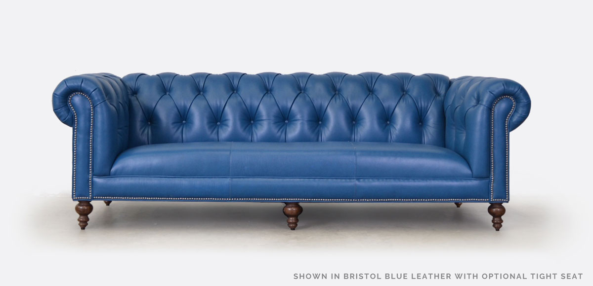 Fitzgerald Bristol Blue Leather Tight