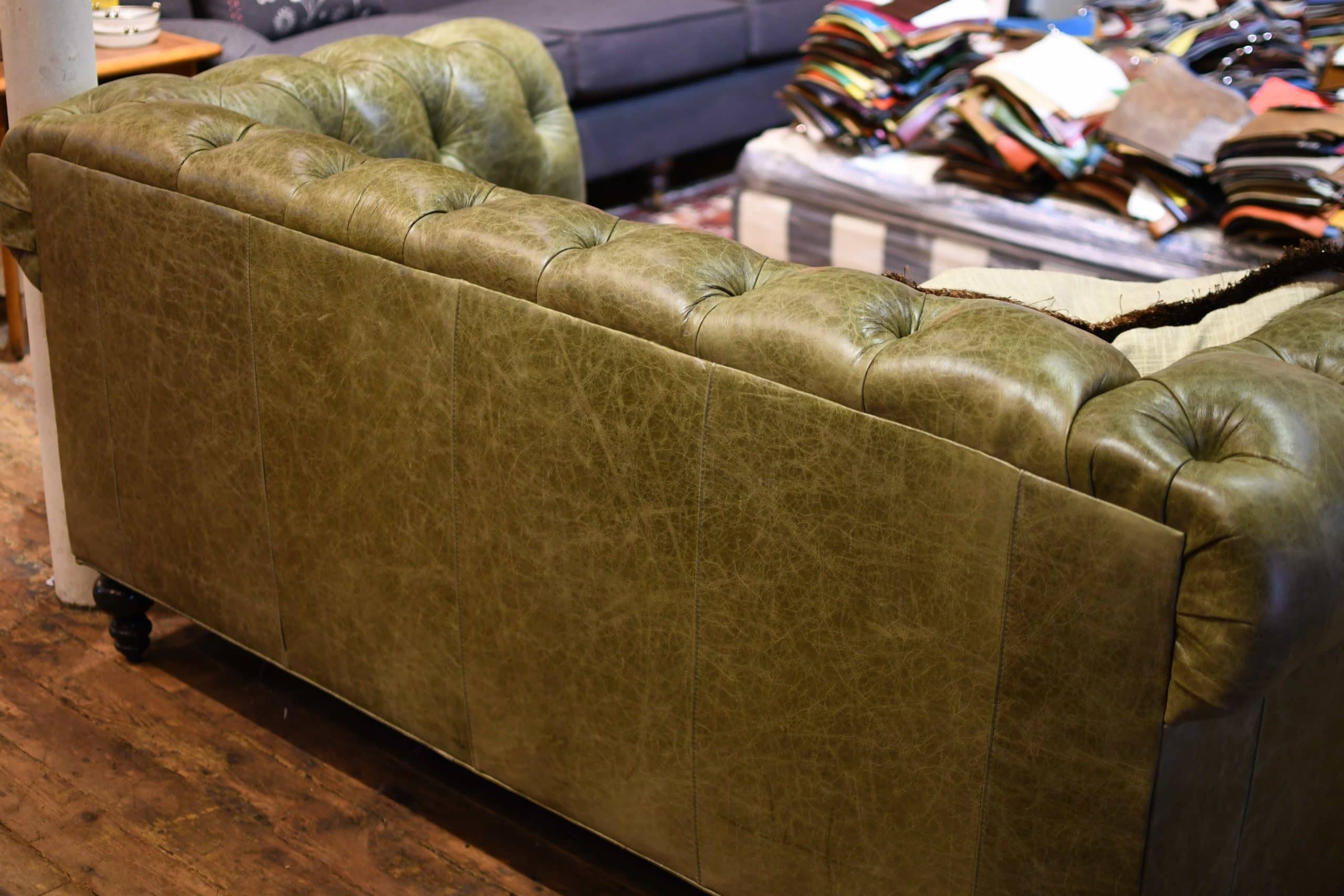 Space-Saver Flat-Back Chesterfield