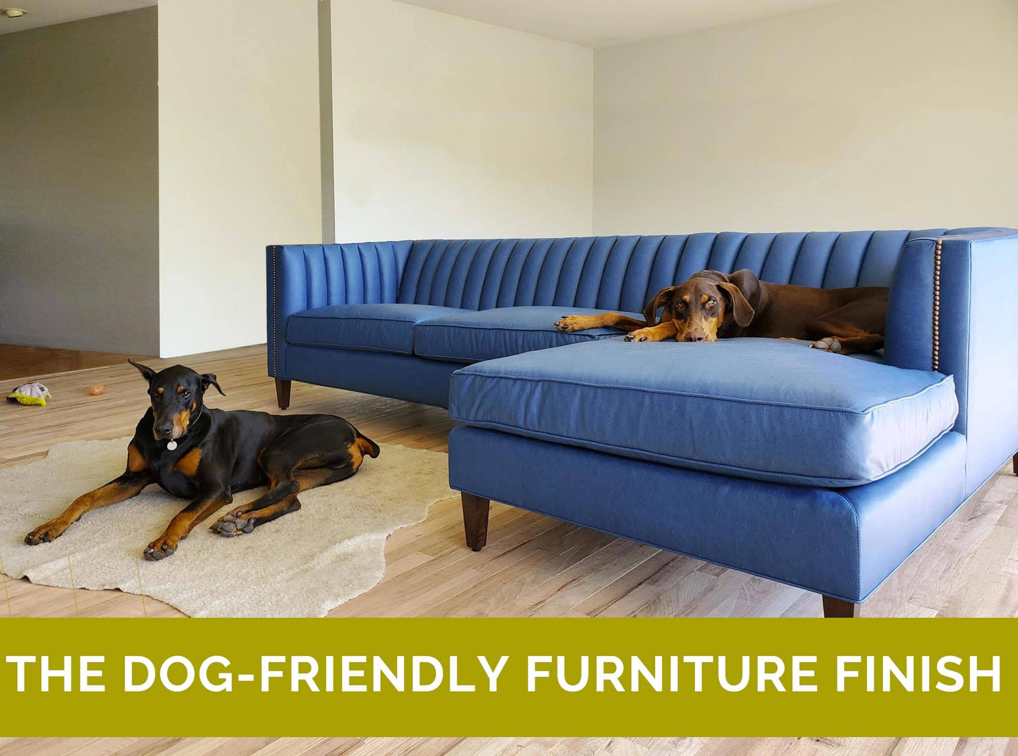 Dog-Friendly Custom Furniture Options by 'of Iron & Oak'