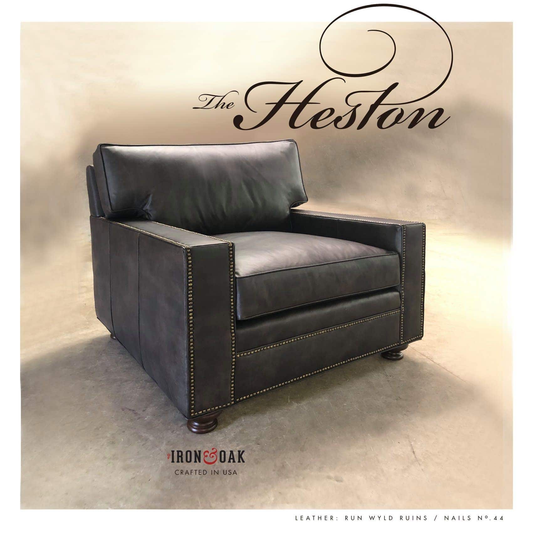 Heston Leather Chair Run Wyld Ruins