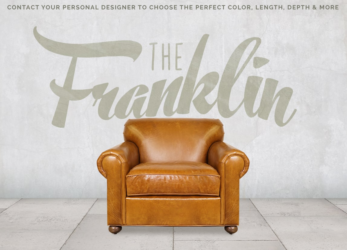 Franklin Tight Back Roll Arm Lawson Style Armchair