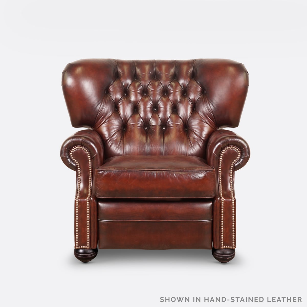 Benjamin Recliner in Hand-Stained Leather
