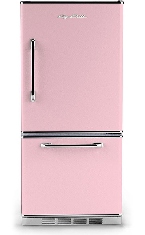 Big Chill Retro Pink Refrigerator