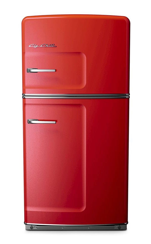Big Chill Retro Cherry Red Refrigerator