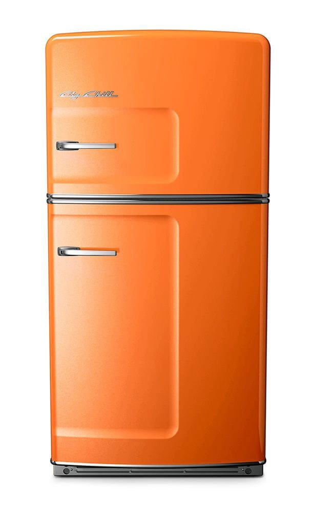Big Chill Retro Orange Refrigerator