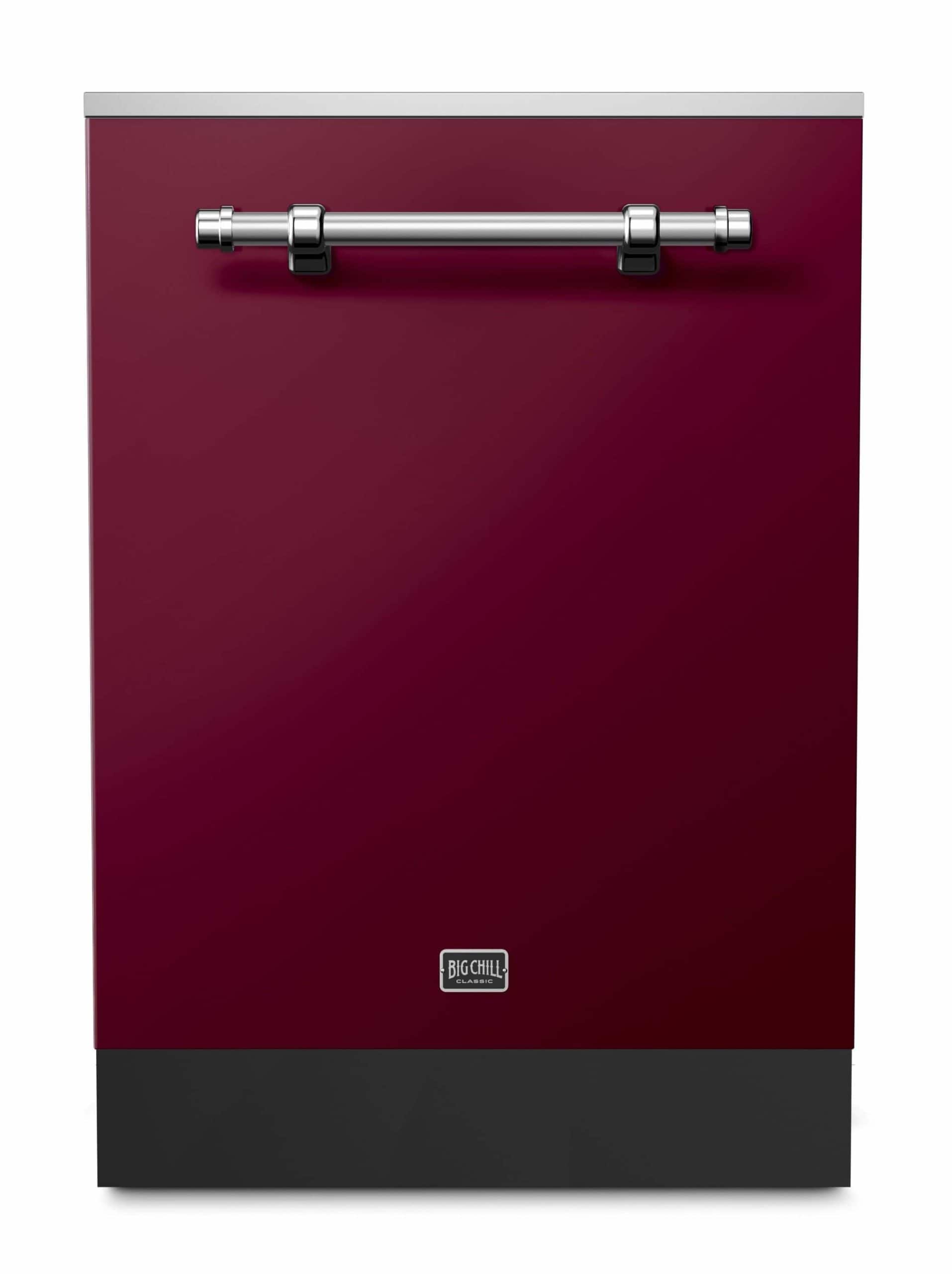 Big Chill Classic Cabernet Dishwasher with Chrome