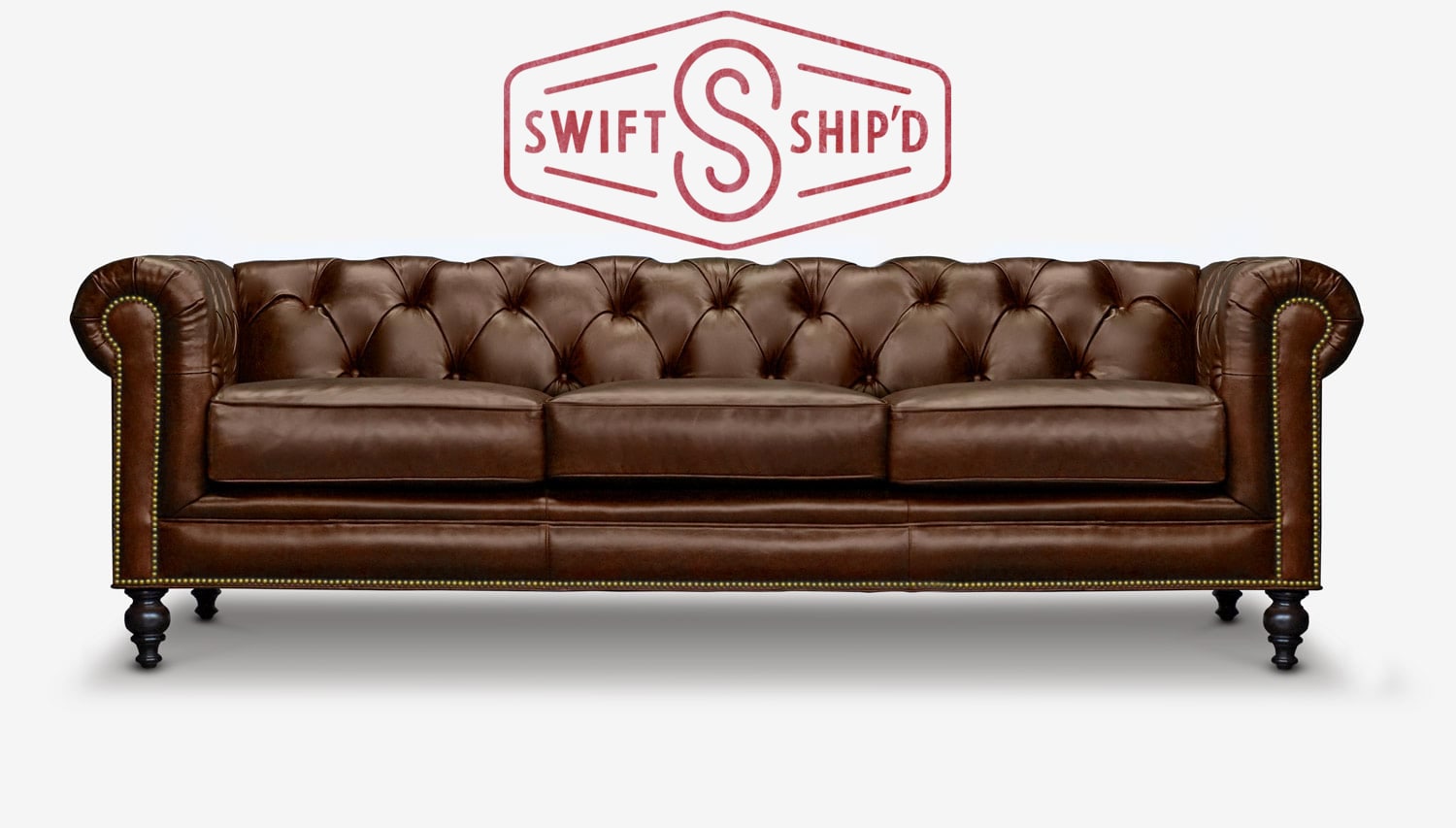 Swift-Ship’d Fitzgerald Chesterfield Sofa