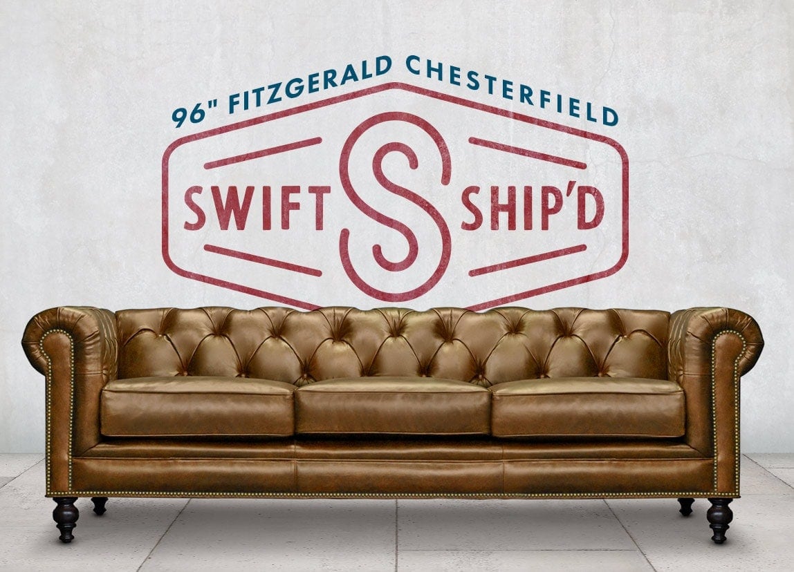 Swift-Ship'd Fitzgerald Chesterfield Sofa
