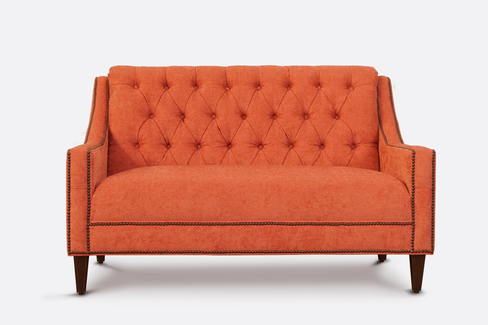 Colwell Slope arm settee shown in Crypton Jessica Blossom