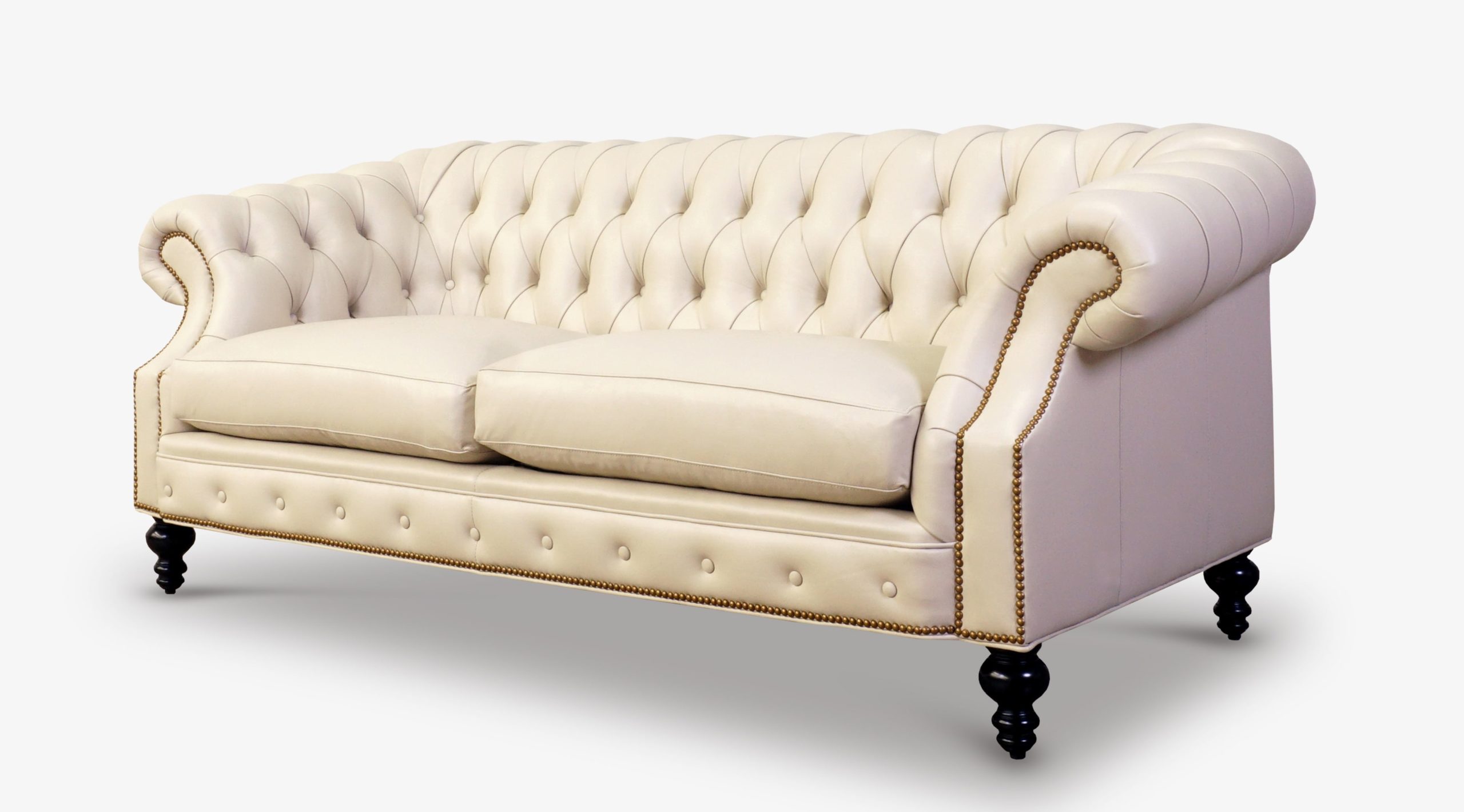 Langston sofa Classico Ivory Front Angle view
