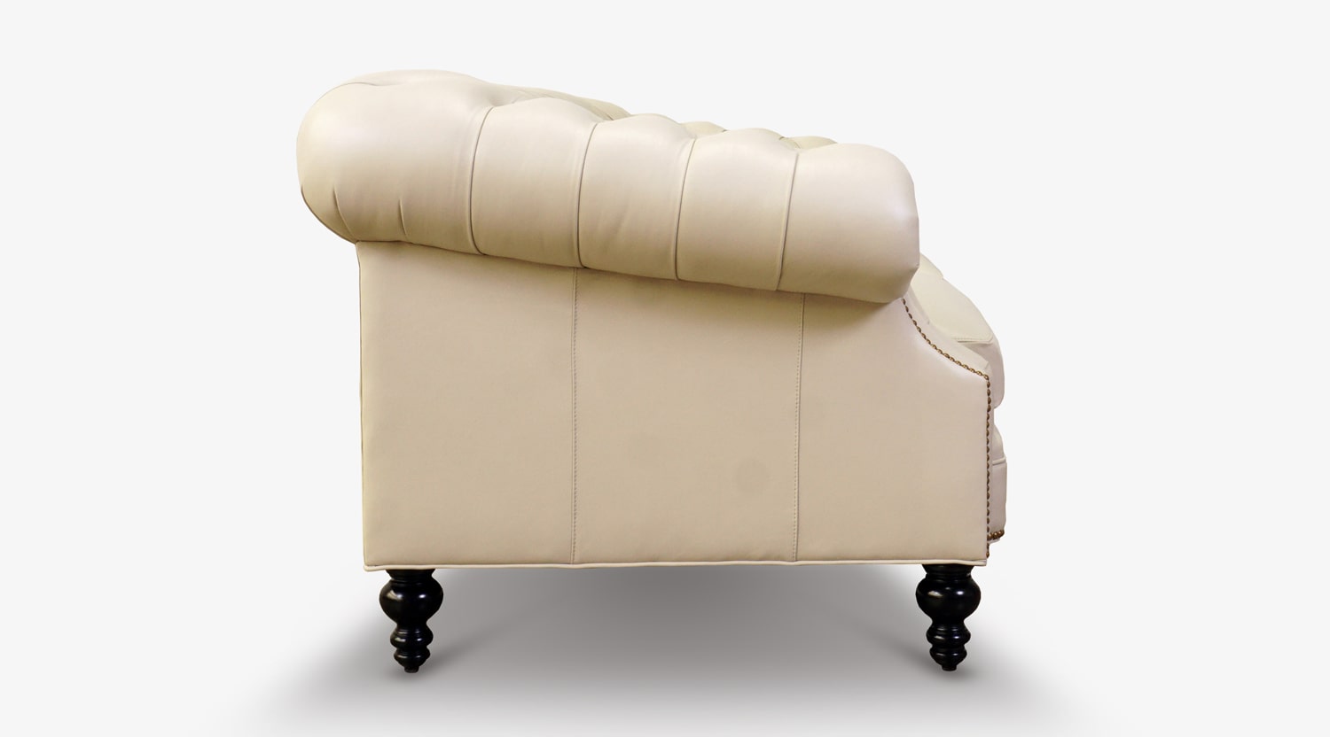 Langston sofa Classico Ivory Sideways view